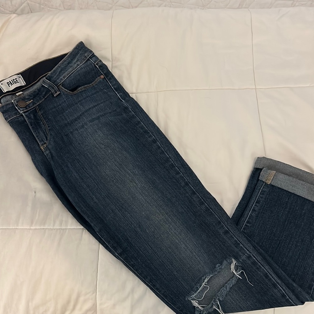 PAIGE Skyline Crop Jeans
